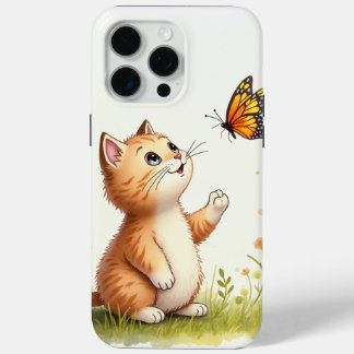 Katze und Schmetterling Case-Mate iPhone Hülle