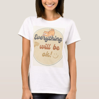 Katze und schönes Art-Design-T-Shirt T-Shirt