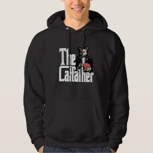 Katze Vater Der Katvater Crazy Mafia Katze Vater K Hoodie