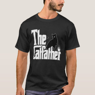 Katze Vater Der Katzenvater Verrückte Kaffee Katze T-Shirt