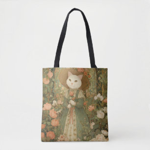 Katze - viktorianische Katzenlady Rosewood Tasche