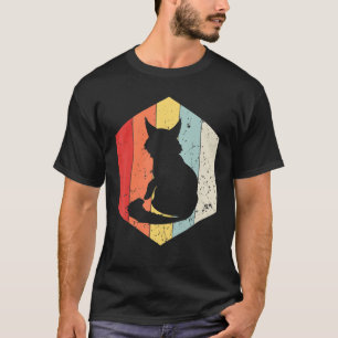Katze Vintag Coole Katze Niedlich Kitten Tier 80er T-Shirt