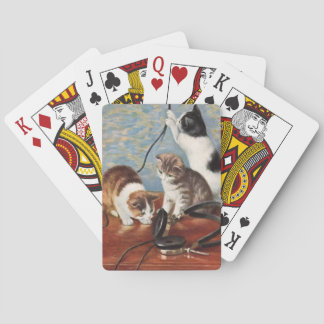 Katze vintage spielkarten