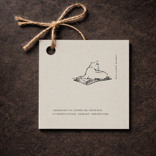 Katze Vintage Wissenschaftliche Kunst   Dunkle Aka Geschenkanhänger