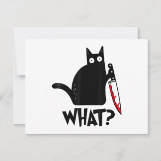 Katze Was_ Lustige Schwarze Katze
