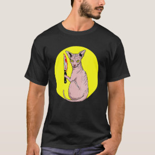 Katze was Schreckliche Katze - Schwarze Katze. Hor T-Shirt