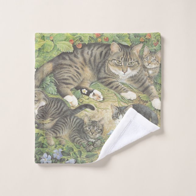 KATZE WASCHLOTH WASCHLAPPEN (Waschlappen)