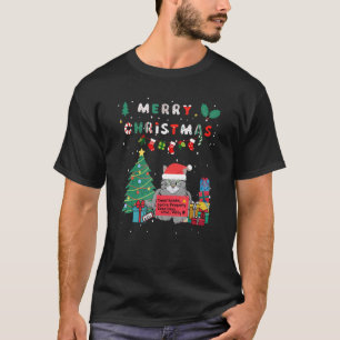 Katze Weihnachten Lieber Santa Nimm Hund Katze Mam T-Shirt
