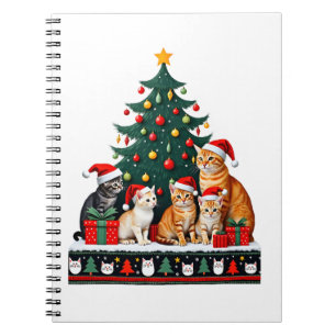 Katze Weihnachten Lustig Hässlich Frauen Männer Fr Notizblock