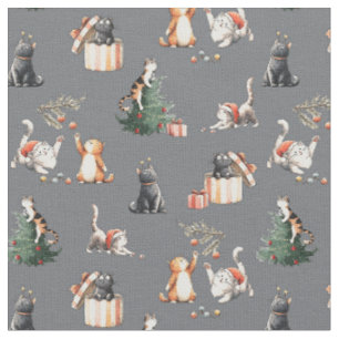 Katze Weihnachten Miauen schnurren Kätzchen Stoff
