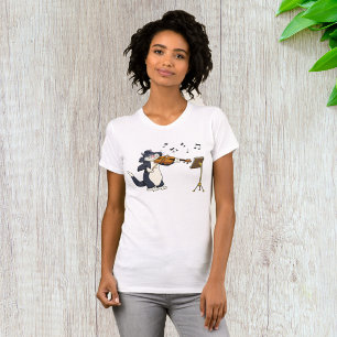 Katze, welche die Violine spielt T-Shirt