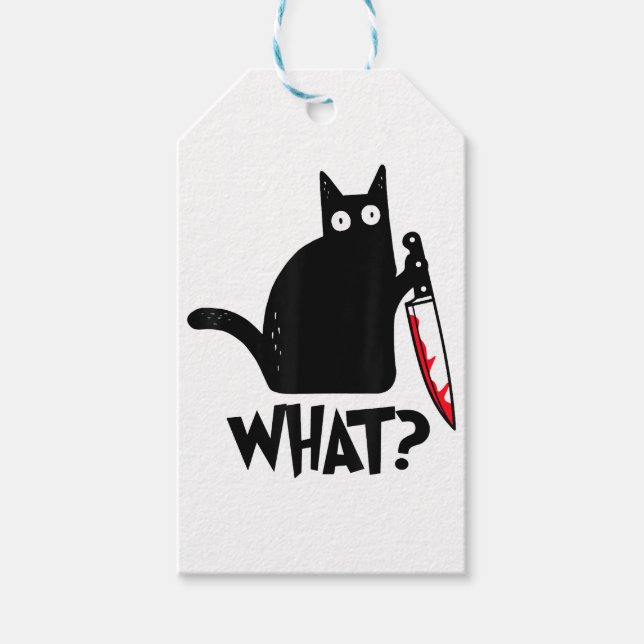 Katze Welches lustige Black Cat Shirt Murderous Ka Geschenkanhänger (Vorderseite)