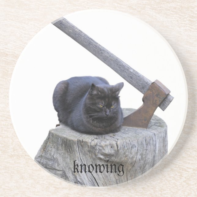 Katze, wissend untersetzer (Vorne)