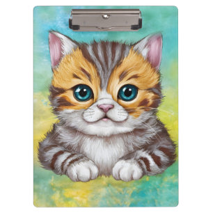 Katze zeichnen klemmbrett