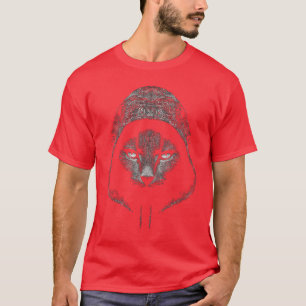 Katze Zeichnung Illustration Gesicht Tier Kunst Ka T-Shirt