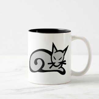 Katze Zweifarbige Tasse