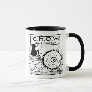 Katzehaters-Sägemühle-Cartoon-Tasse Tasse