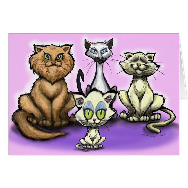 Katzen (Vorderseite (Horizontal))