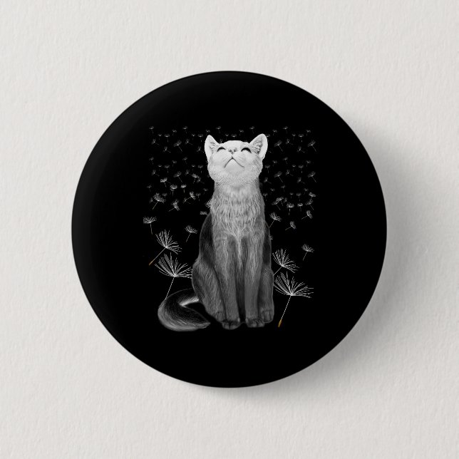 Katzen 365 Katzen 365 Katzenkatze Grafik Button (Vorderseite)