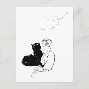 Katzen, Alexandre Steinlen Postkarte