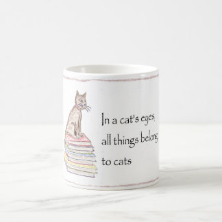 Katzen - alle Sachen gehören Tasse