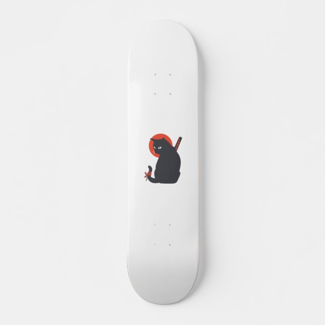 Katzen als Krieger Samurai - Wählen Sie die Hinter Skateboard (Vorne)