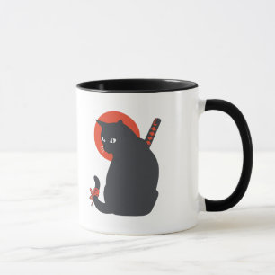 Katzen als Krieger Samurai - Wählen Sie die Hinter Tasse