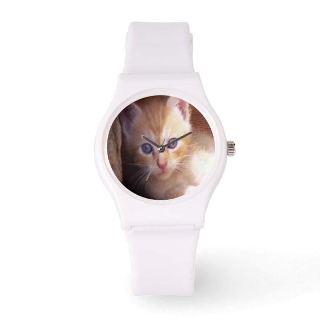 Katzen Armbanduhr (Vorderseite)