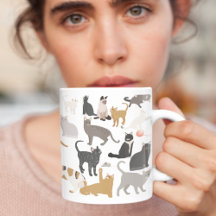 Katzen Art Katzen Mama oder Vater Personalisiert M