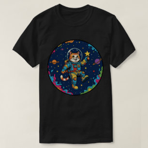 Katzen-Astronaut - Sternengucker Weltraum-Abenteue T-Shirt