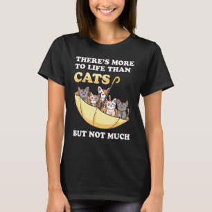 Katzen Auf dem Kopf Schirm Kitty Pet Spaß T-Shirt