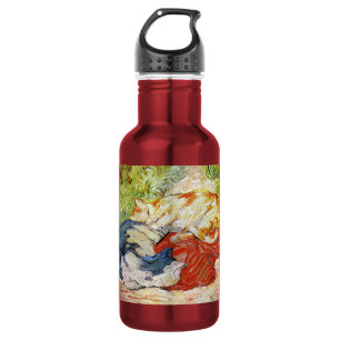 Katzen auf einem roten Tuch, Franz Marc Trinkflasche