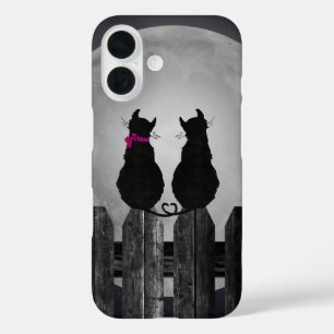 Katzen auf einem Zaun iPhone 16 Hülle