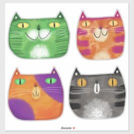 Katzen Aufkleber