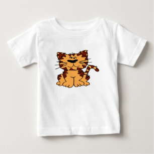 Katzen-Baby-Cartoont-stück Baby T-shirt