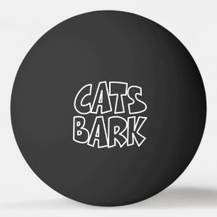 Katzen Bark Tischtennisball