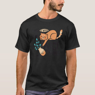 Katzen-Blumen-Vase 2 T-Shirt