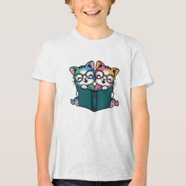 Katzen buchen Tri-Blend shirt
