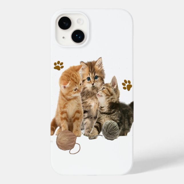 Katzen Case-Mate iPhone 14 Plus Hülle (Rückseite)