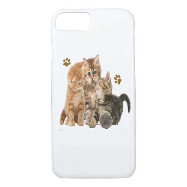 Katzen Case-Mate iPhone Hülle (Rückseite)