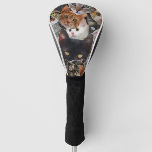 Katzen Collage Golf Headcover