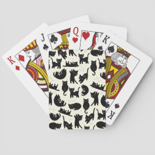 Katzen-Dame Spielkarten