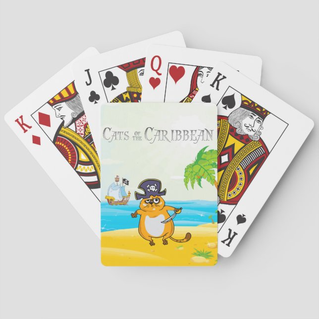 Katzen der Karibischen Meere Spielkarten (Rückseite)