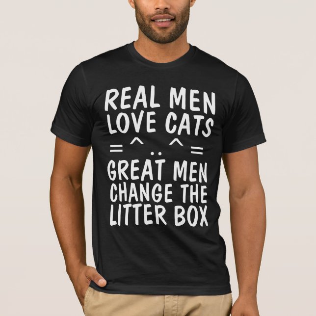 KATZEN DER LIEBE VON MÄNNERN UND VERÄNDERN DER LIT T-Shirt (Vorderseite)
