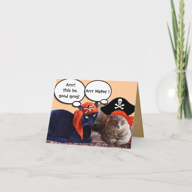 KATZEN DER PIRATE UND KARTEN DER ANTIKEN PIRATEN (Vorderseite)