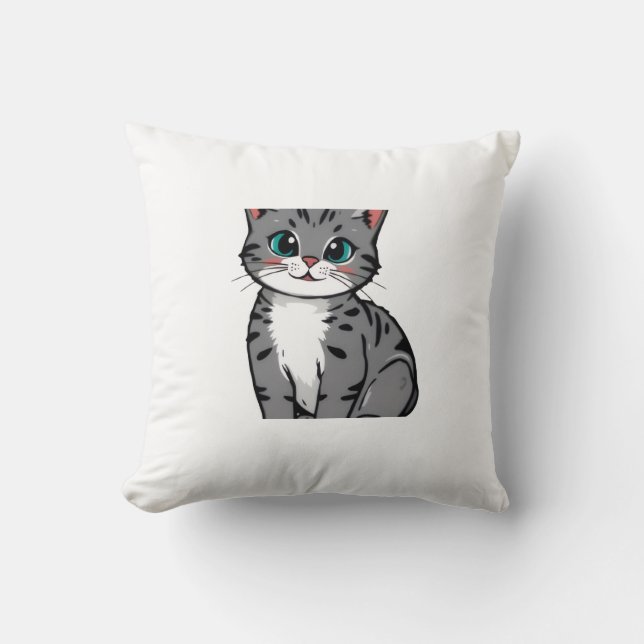Katzen Design  Kissen (Vorderseite)