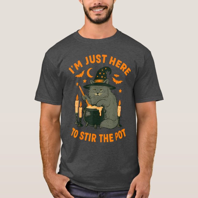 Katzen Design T-Shirt (Vorderseite)