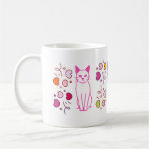 Katzen-Design-Tasse