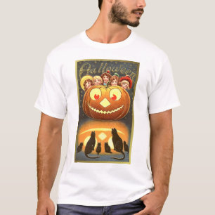 Katzen, die Kinder beobachten, und Kürbiskröten, d T-Shirt