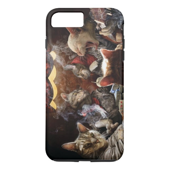 Katzen, die Poker spielen Case-Mate iPhone Hülle (Rückseite)